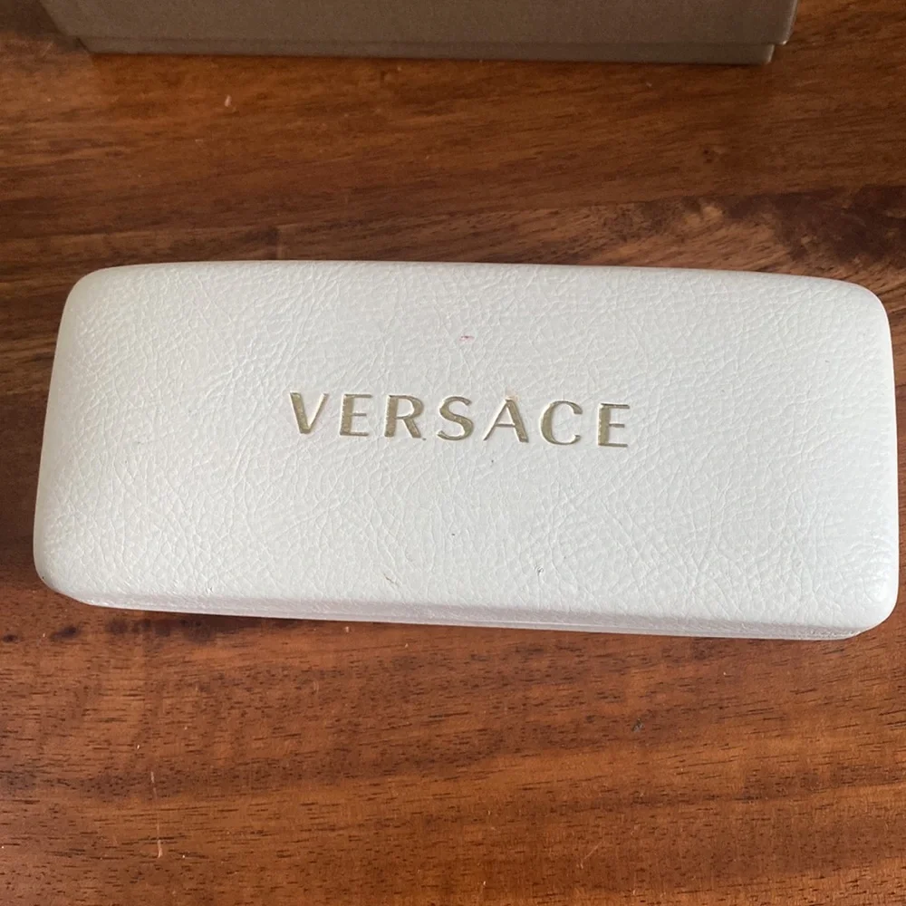 Versace VE2168 Pink Gold Mirrored Sunglasses Full Set Box Case 57-16-140
